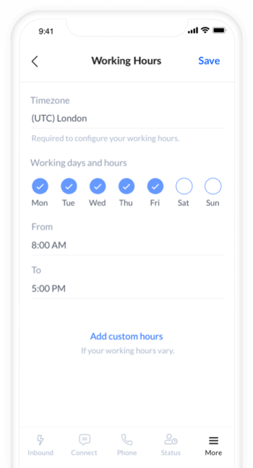 Personalize service